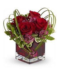 Sweet Thoughts Bouquet with Red Roses