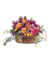 Garden Flowers Basket