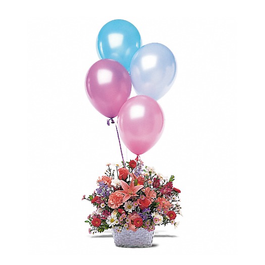Balloon and Flower Basket